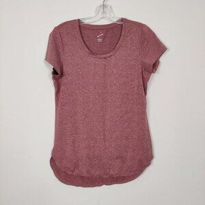 Head Women's Athletic T-shirt Heathered Red Size Medium Sporty Casual
